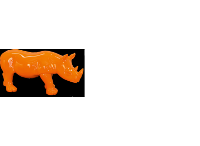 Design Nashorn Figur Statue Skulptur Figuren Skulpturen Dekoration Deko 3087 Neu