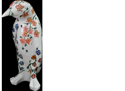 Design 67cm Pinguin Luxus Figur Skulptur Handarbeit XXL Tier Skulpturen Figuren