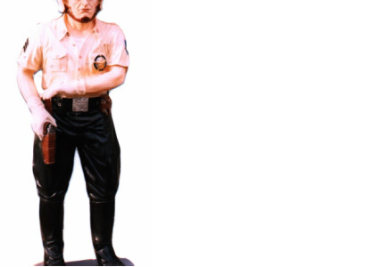 USA Highway Polizist Figur Statue Skulptur Figuren Skulpturen Dekoration Deko