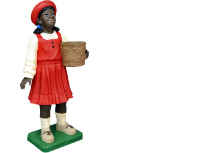 Design Schwarzes Kind Mädchen Figur Statue Skulptur Figuren Skulpturen Deko 7061