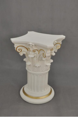 Medusa Säule Römische Säulen Marmor Skulptur Figur Deko Dekoration Ständer 1021