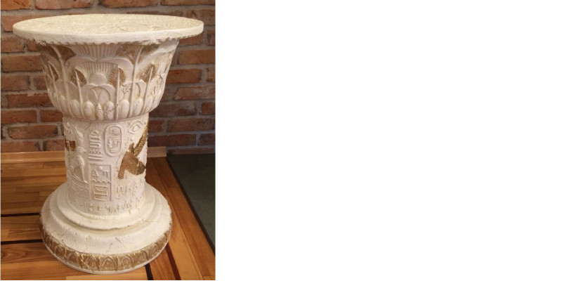 Design Ägyptische Kolumne Dekosäule Säulen Blumensäule Ständer Podest 1047 Neu