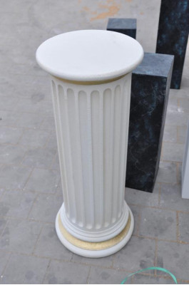 Medusa Säule Säulen Marmor Skulptur Figur römische Dekoration Ständer Neu PG1102