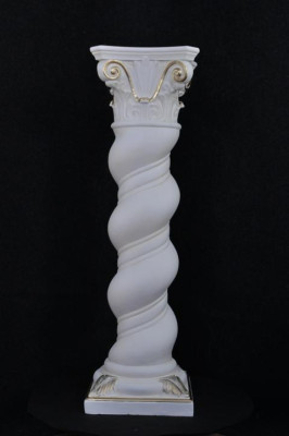 Säule Medusa Mäander Style Dekosäule Säulen Statue Ständer Barock 100cm Neu 1017