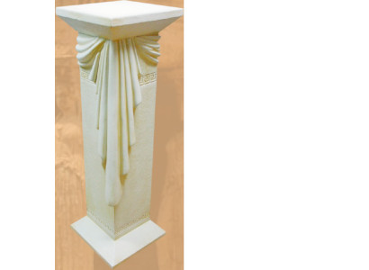 Design Säulenlampe mit Schärpe Leuchte Lampe Decolampe Beleuchtung 6866 Neu