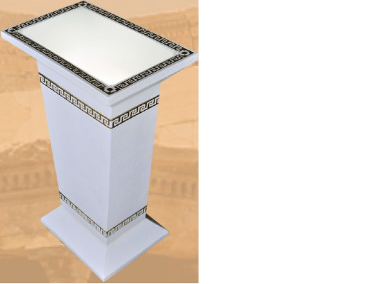 Design Leuchten Leuchte Lampe Säule Decolampe Beleuchtung 6927 Säulen Medusa