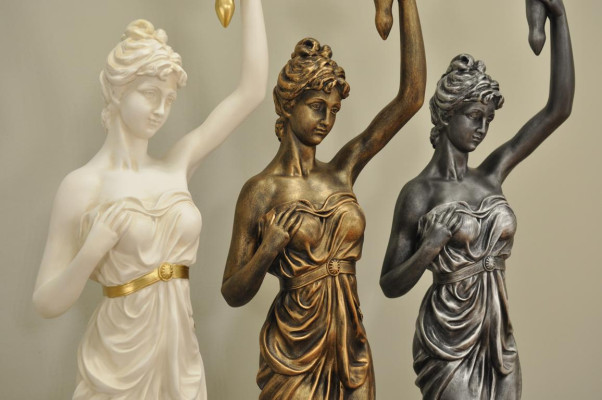 Skulptur Stand Leuchte Design XXL Steh Stand Lampe Wohnzimmer Leuchten 183cm