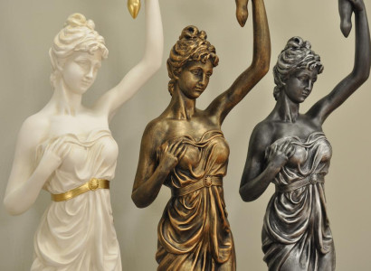 Skulptur Stand Leuchte Design XXL Steh Stand Lampe Wohnzimmer Leuchten 183cm