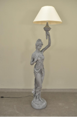 Skulptur Stand Leuchte Design XXL Steh Stand Lampe Wohnzimmer Leuchten 183cm
