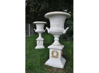 XXL Design Vase Blumen Topf Vasen Schale Boden Dekoration Deko auf der Säule Neu