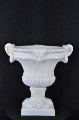 XXL Design Blumen Topf Dekoration Vase Vasen Handarbeit Deko Kelch Pokal 69cm