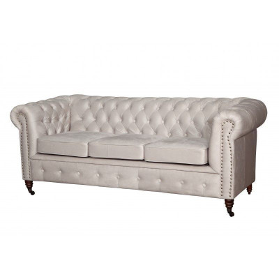 Chesterfield Sofagarnitur 3+2+1 Oxford Couch Polster Set Sofas Couchen Leder