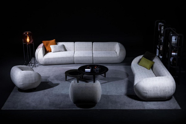 Luxuriöse Lounge Garnitur Sofa Set Fünfsitzer Dreisitzer Sessel Set Modern