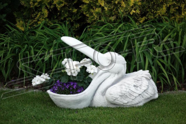 Blumenkübel Pflanz Kübel Dekoration Garten Figur Vasen Natur Blumentöpfe
