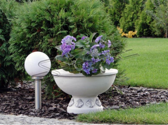 Blumenkübel Pflanz Kübel Dekoration Garten Vasen Natur Figur Blumentöpfe