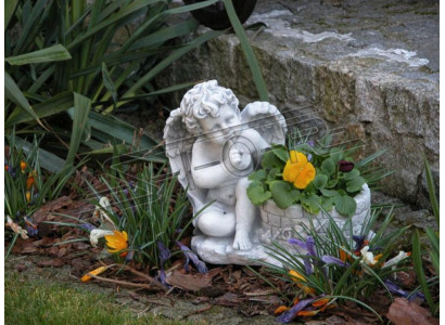 Blumenkübel Pflanz Natur Kübel Dekoration Garten Figur Vasen Blumentöpfe