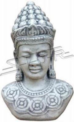 Buddha Skulptur Büste Große Skulptur für Garten und Wohnbereich