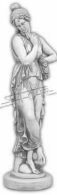 Frau 66cm Skulptur Design Figur Statue Garten Figuren Statuen