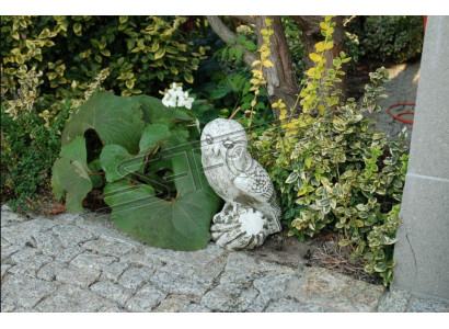 Garten Dekoration Eule Terrasse Stein Figuren Figur Deko Statue
