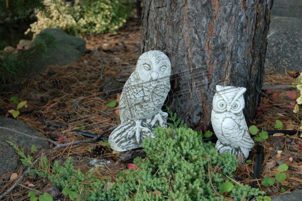Garten Dekoration Eule Terrasse Stein Figuren Natur Figur Dekorative Statue