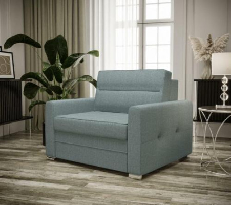 Relax Stoff Textil Lounge Fernseh 1 Sitzer Sessel Design Stuhl Polster Club Neu