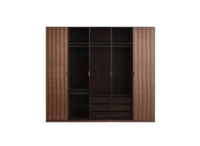 Schlafzimmer Modern Kleiderschrank Holzschrank Design Schrank Glastüren