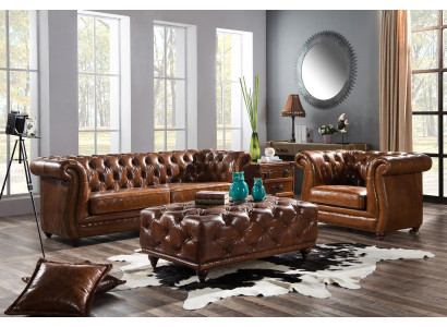 Luxus Möbel Sofagarnitur Couch Sofa Polster 3+1 Sitzer mit Couchtisch Couchen