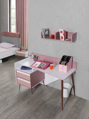 Komplett Jugendzimmer Kinderzimmer Set Tisch Bett Kleiderschrank Kommode 5tlg