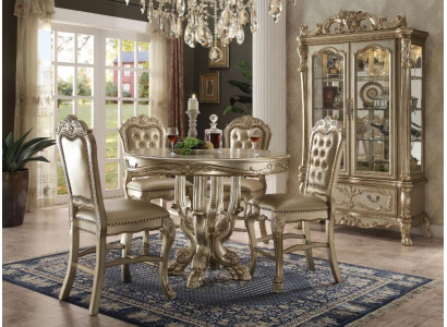 Runder Esszimmer Rund Tisch Holz Tische Runde Klassische Barock Rokoko Möbel Neu