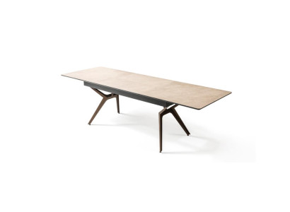 Esszimmertisch Küchentisch Ausziehbarer Design Modern Holz Grau Tisch