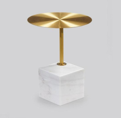Luxuriöser Weißer Beistelltisch Wohnzimmer Designer Ablage Couchtische