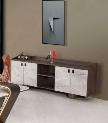 Möbel Luxus Büroeinrichtung Komplettes Set Tisch Schrank 3tlg Kanzlei