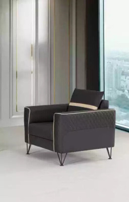 Couchgarnitur Polstermöbel Dreisitzer Sessel Designer Textil Möbel 2tlg