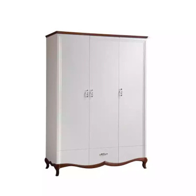 Modern Design Weiß Kleiderschrank mit Schublade Holz Design Schränke neu
