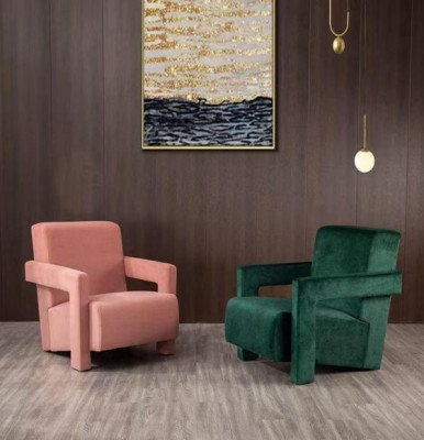 Modern Sessel Fernseh Couch 1 Sitzer Sofa Textil Stoff Couchen 2x Sessel