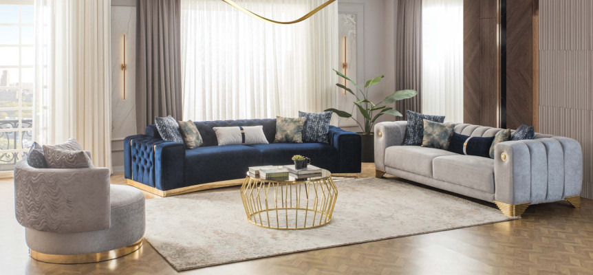 Sofagarnitur 4 3 Sitzer Design Couch Polster Sofas Modern Gruppe Set neu