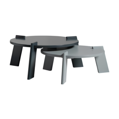 Couchtisch Kaffeetisch Sofatisch Beistelltisch Holz Grau Tisch Design