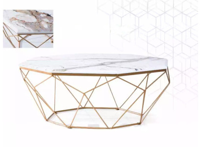 Couchtisch Möbel Tisc hGold Luxus neu Modern Wohnzimmer Design Metall