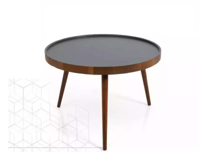 Rund Küche Esstisch Couchtisch Farbe Braun Neu Stil Modern Holz