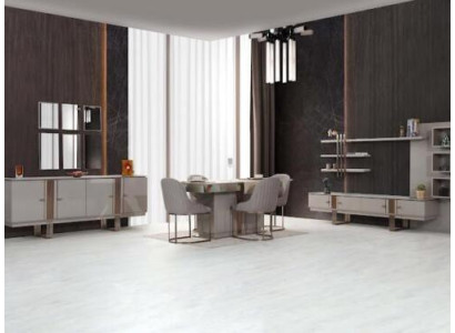 Stilvoll Esszimmer Set aus Esstisch+4x Stühle+Anrichte+Sideboard 7tlg