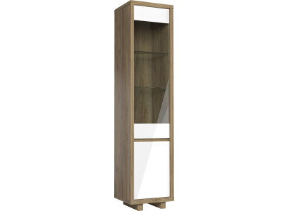 Glas Vitrine Schrank Vitrinen Wohnzimmer Schränke Design Modern Italy Neu