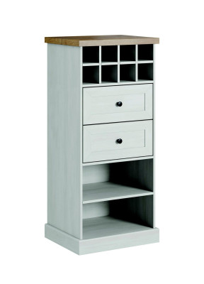 Landhaus Weiss Schrank Kommode Lowboard Anrichte Holz Buffet Kommoden Sideboard