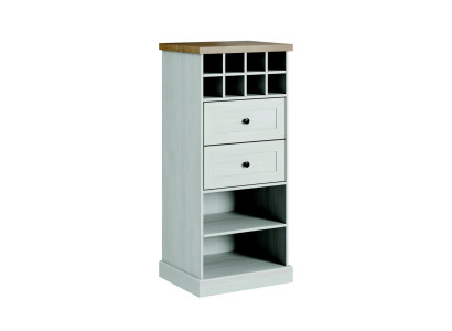 Landhaus Weiss Schrank Kommode Lowboard Anrichte Holz Buffet Kommoden Sideboard
