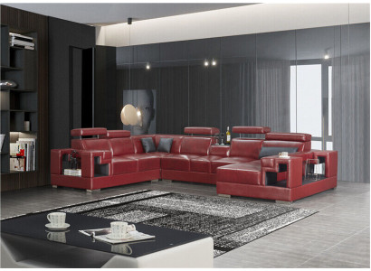 Wohnlandschaft Eckcouch Eckgarnitur Sofa Polster Eckcouch Couch
