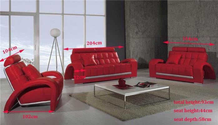 Ledersofa Wohnlandschaft 3+2 Sitzer Garnitur Design Modern Sofa Ledergarnitur
