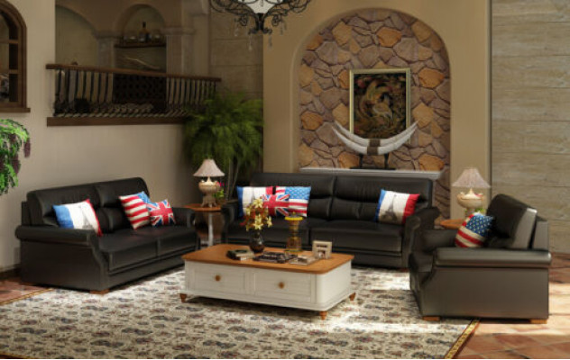 Sofagarnitur 3+1+1 Polster Designer Sofas Garnitur Couch Sofa Garnituren