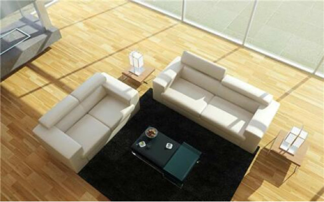 Ledersofa Couch Sofagarnitur Polster 3+1+1 Sitzer Couchen Sofa Design