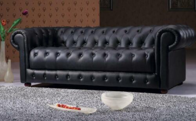 Chesterfield Sofa Couch Polster Designer 3 Sitzer Garnitur Sofas Neu