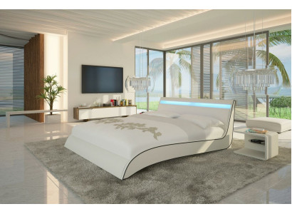 Design Betten Doppel Ehe Modernes Hotel Gestell Schlaf Zimmer Leder