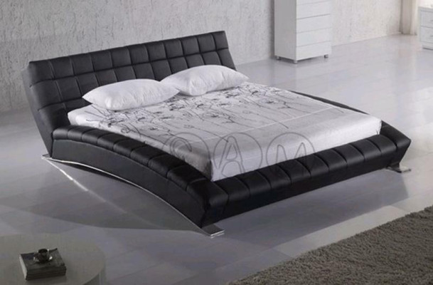 Bett Betten Polster Doppel Ehe Luxus Leder Moderne Designer Schlafzimmer